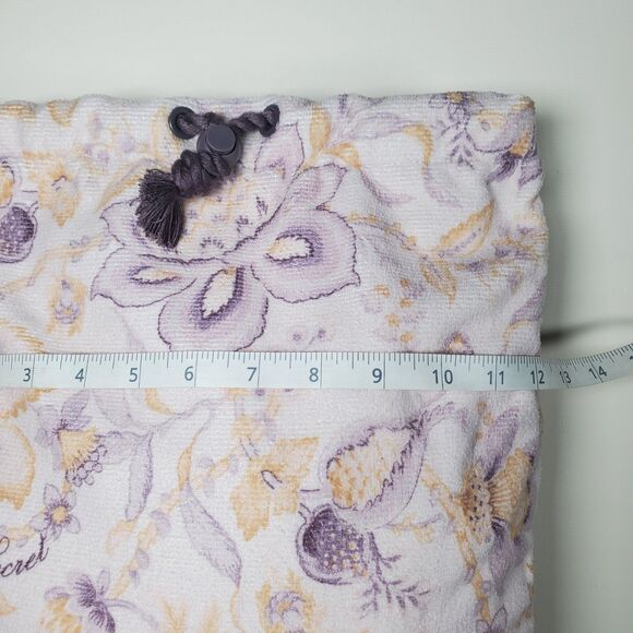 NEW Victoria’s Secret Packable Floral Stripe Beach Towel Blanket 2 in 1 Backpack - Picture 9 of 11